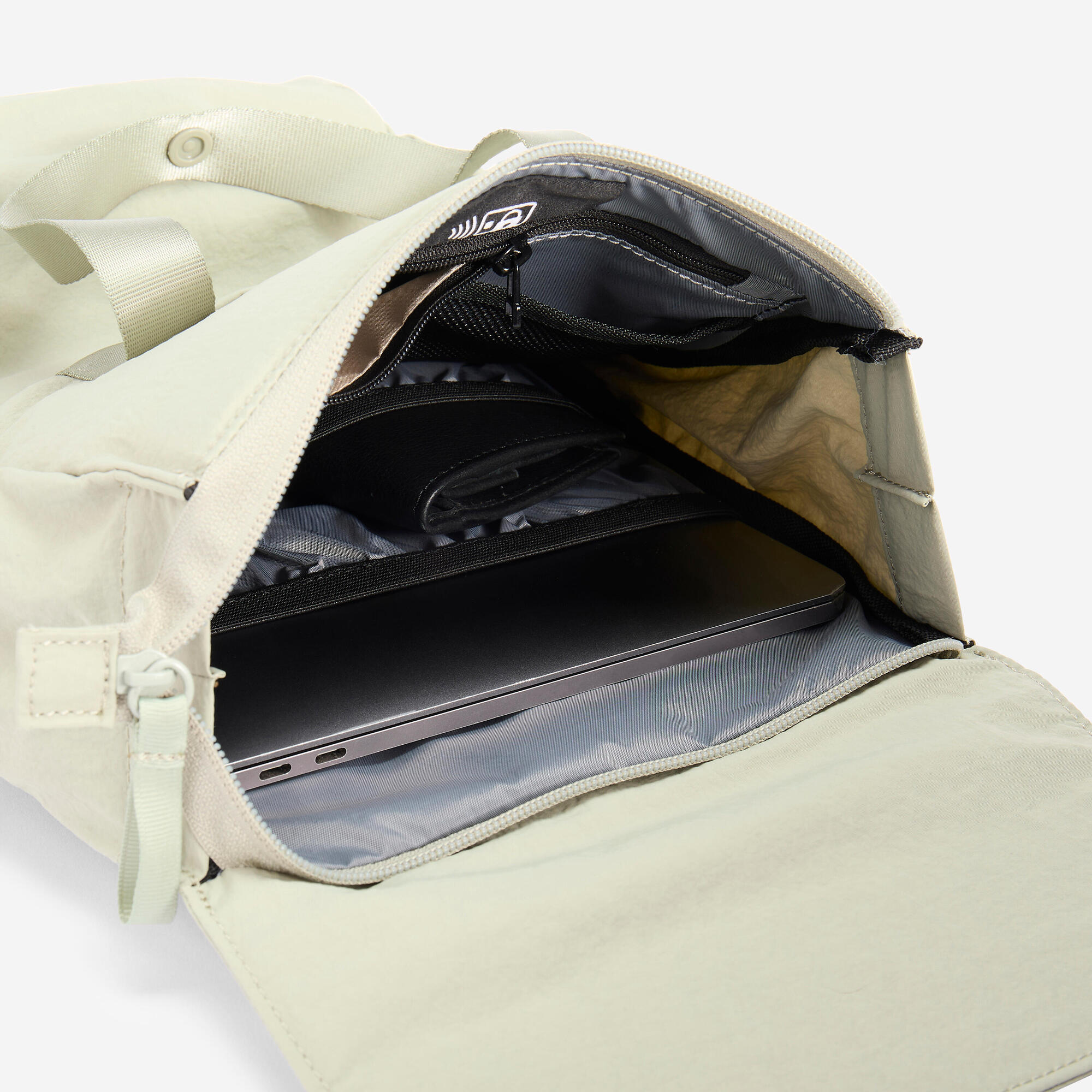 Encontraproduto.com.br - Mochila pequena com compartimento para portátil 10L Verde