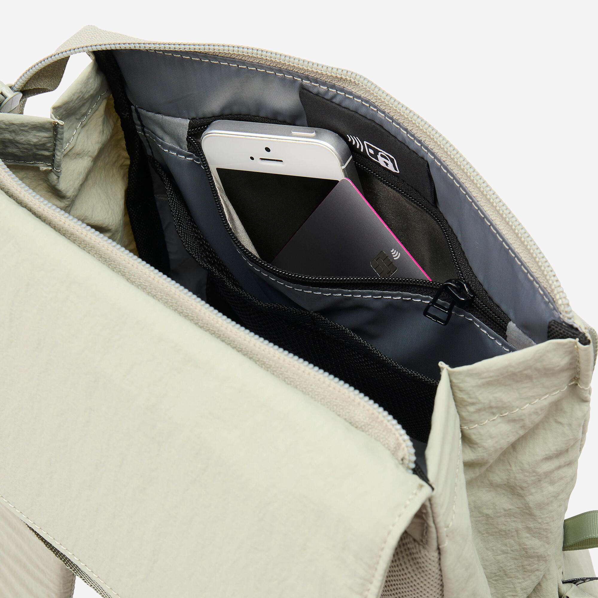 Encontraproduto.com.br - Mochila pequena com compartimento para portátil 10L Verde