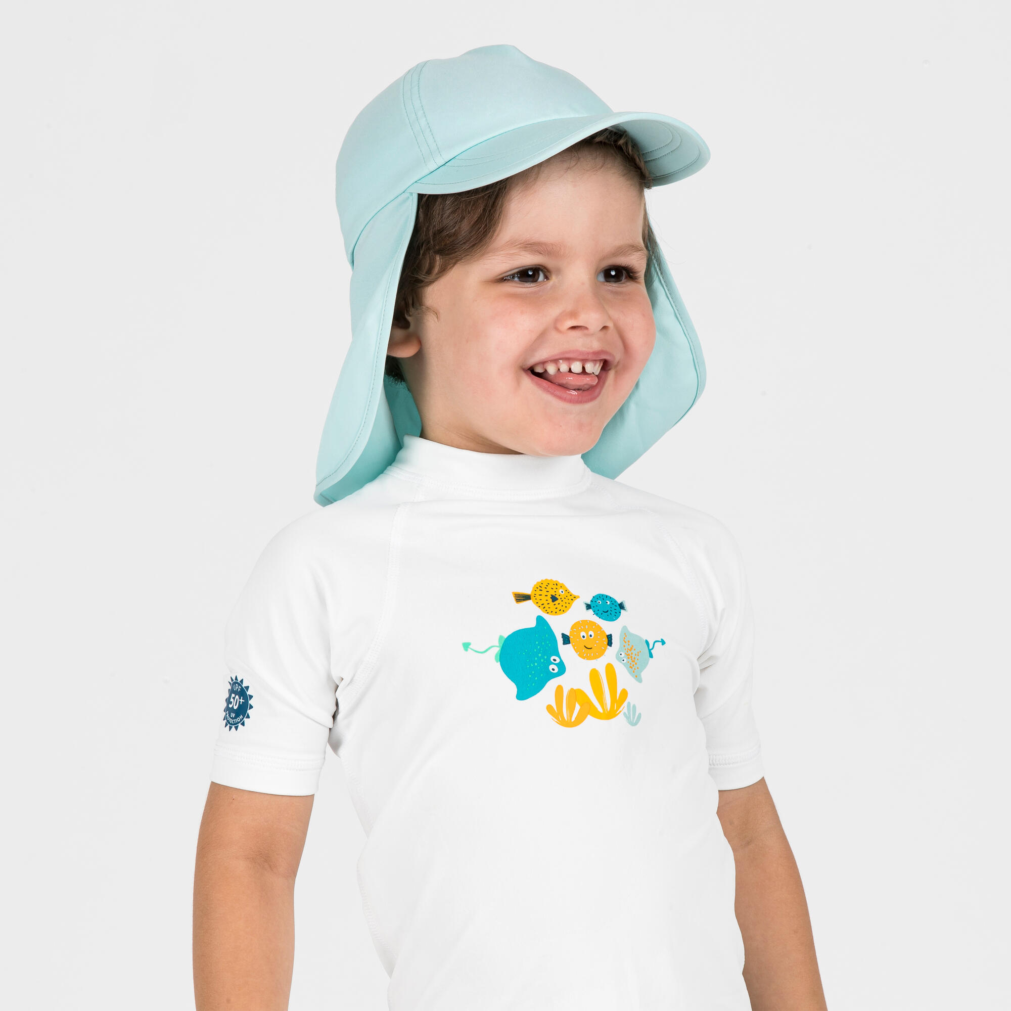 Encontraproduto.com.br - Boné bebê de proteção solar Nabaiji