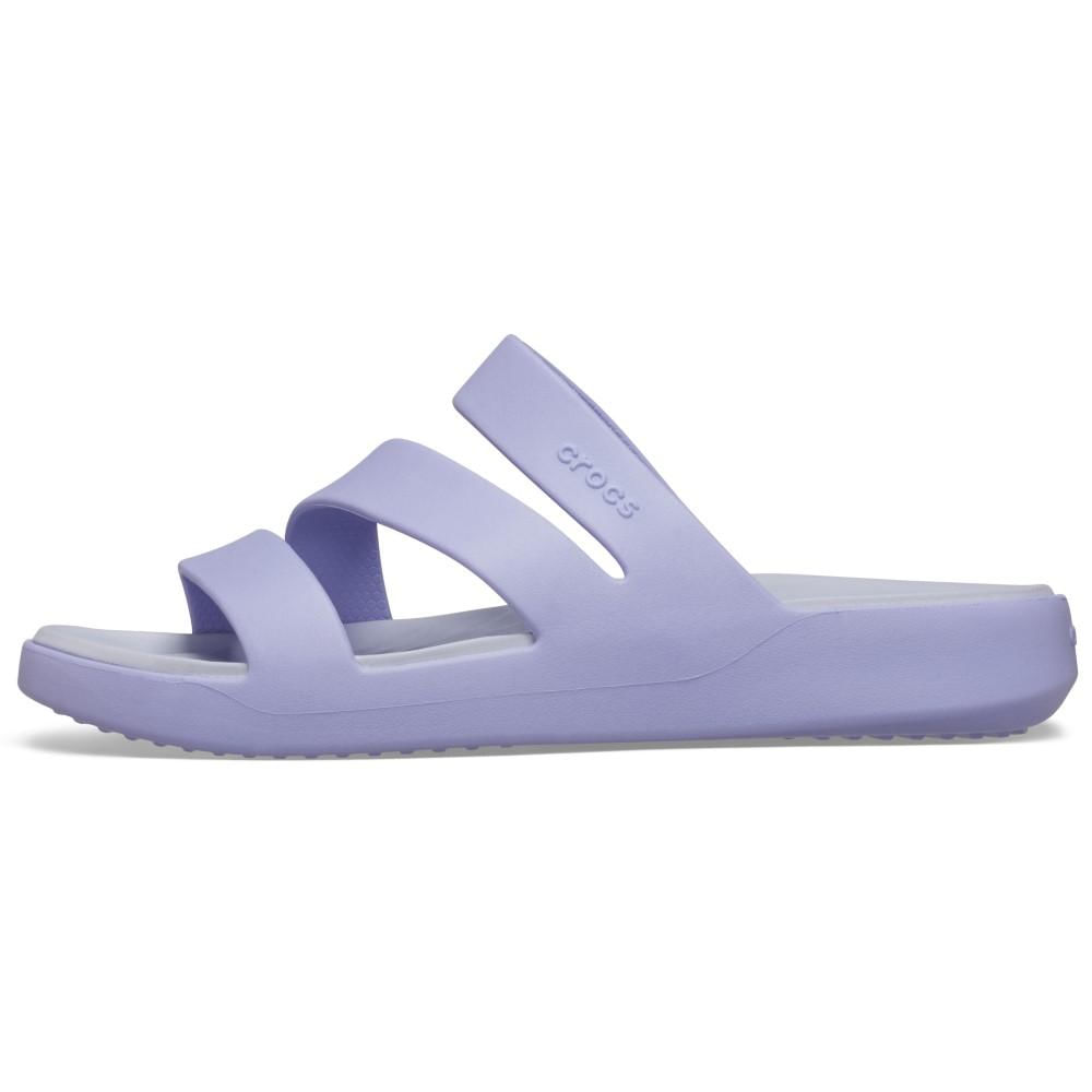 Sandália crocs getaway strappy mystic purple
