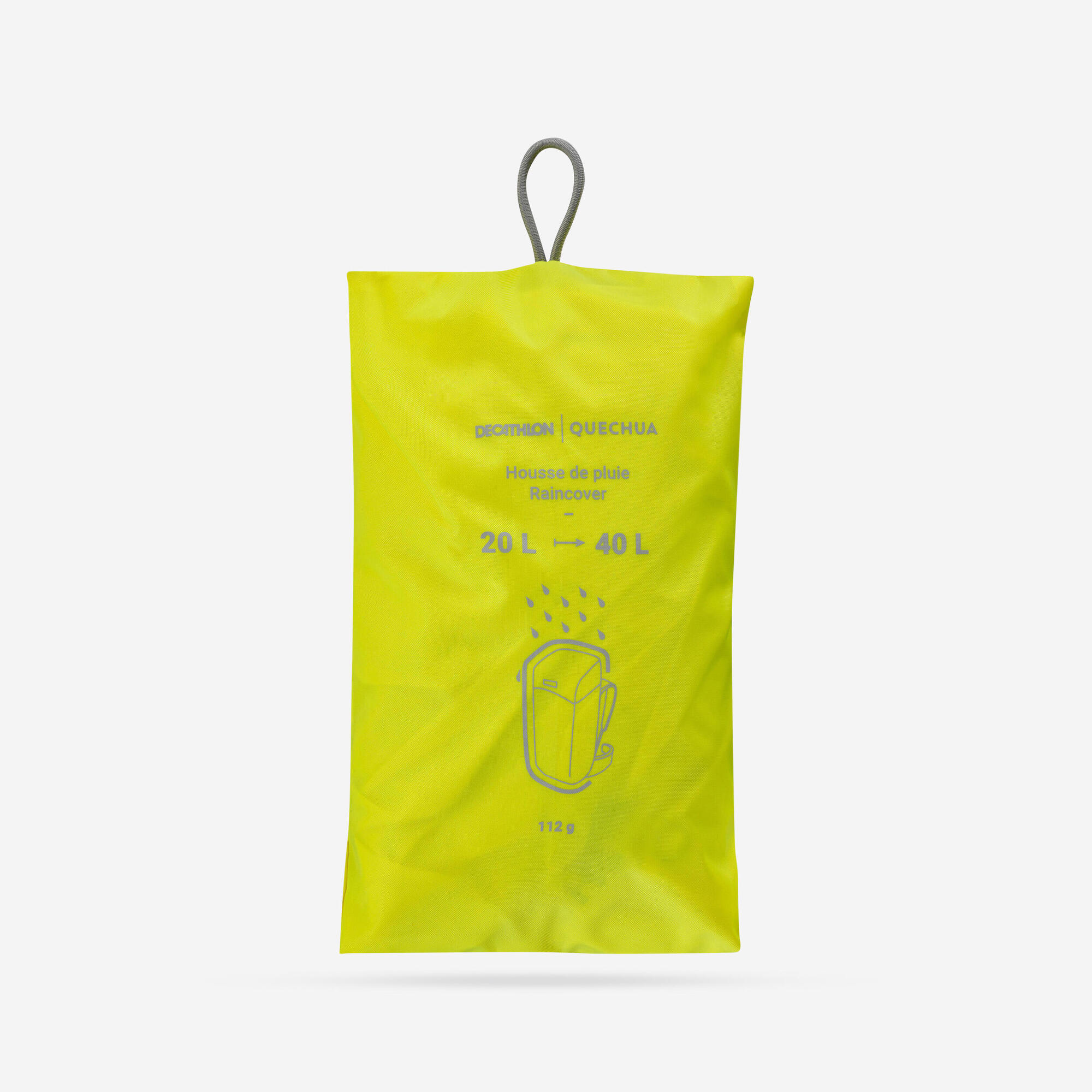 Capa para Chuva de Mochila 20/40l Quechua