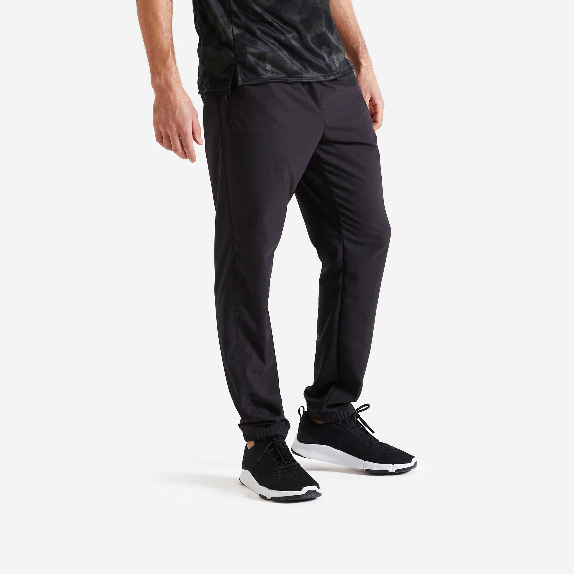 Calça Masculina de Treino 120 Domyos Preta