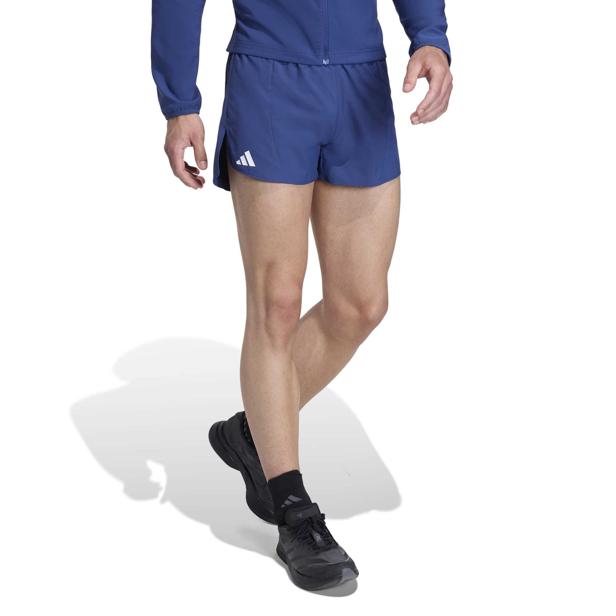 Encontraproduto.com.br - Shorts Masculino de Corrida Adizero Essentials Adidas Azul