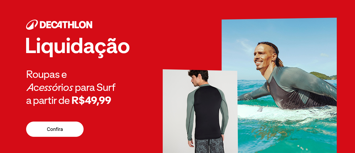 W27 - Roupas e Acessórios para Surf a partir de R$49,99