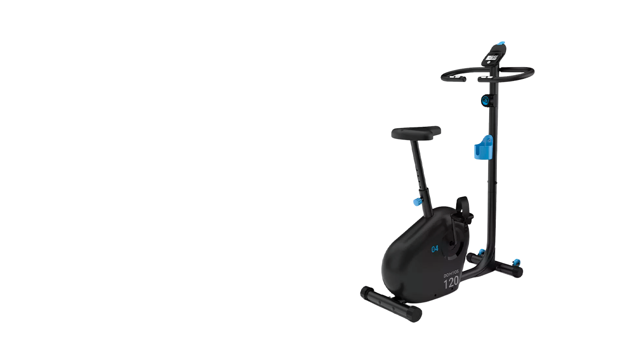 Bicicleta Ergométrica de Treino Eb 120 Domyos Preta