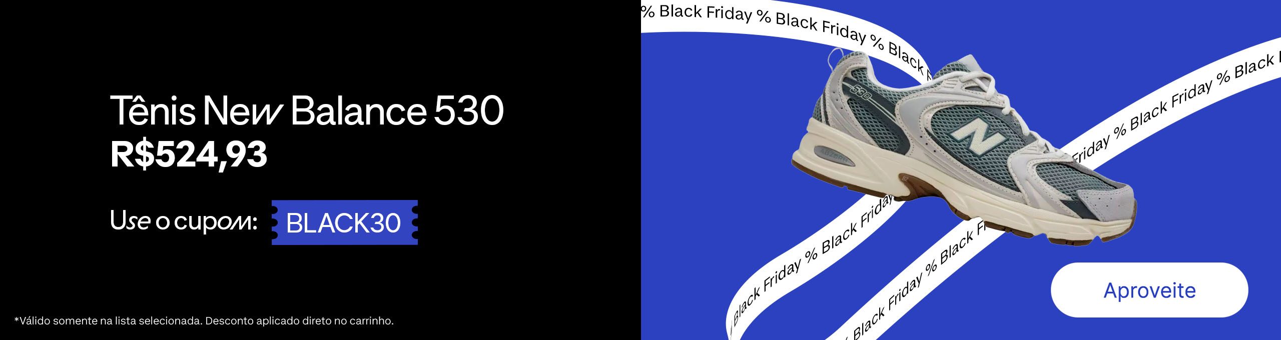 W48 - Tenis New Balance com cupom