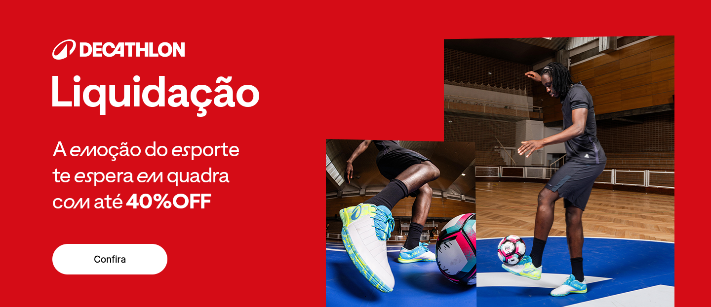 W27 - A emoção do esporte te espera em quadra com até 40%OFF
