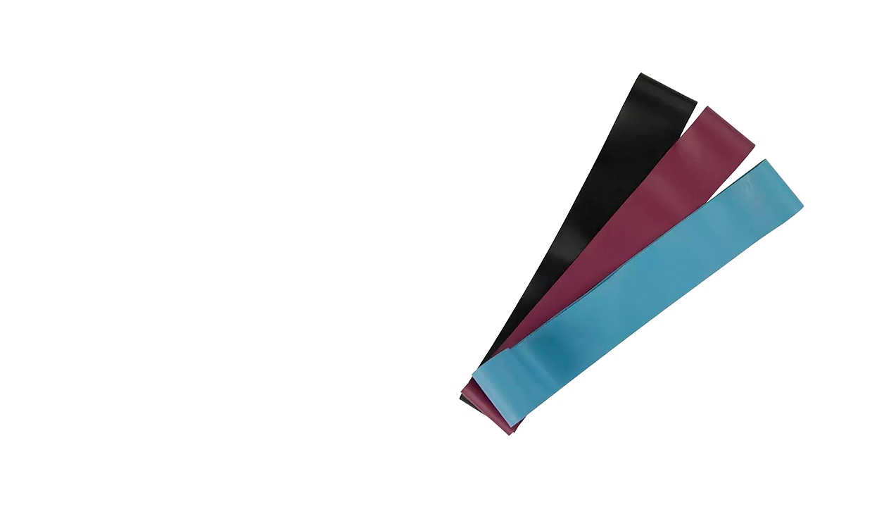 Mini Band de Treino Kit com 3 Faixas