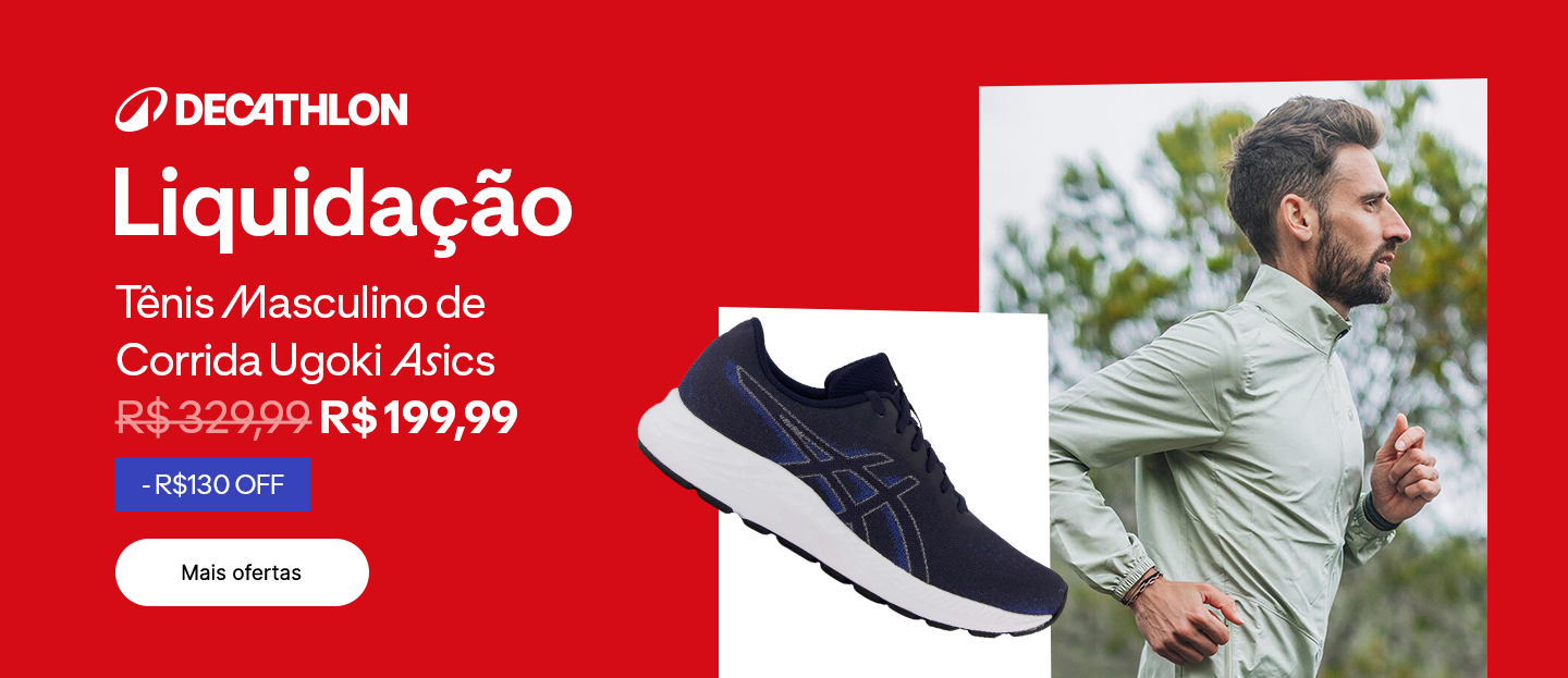 W30 - Tênis Masculino Ugoki Asics por R$199