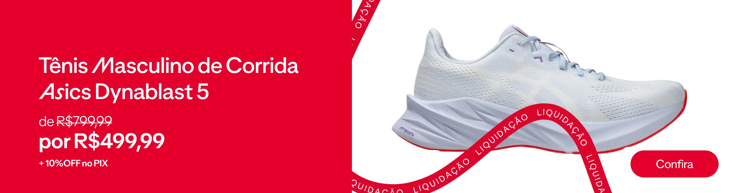 W03 - Tênis Masculino de Corrida Asics Dynablast 5