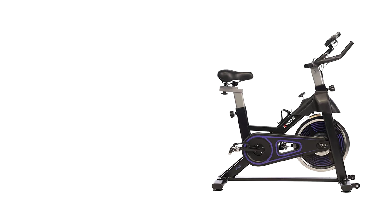 Bicicleta Ergométrica Spinning Kikos F2I Roda de Inércia 8Kg