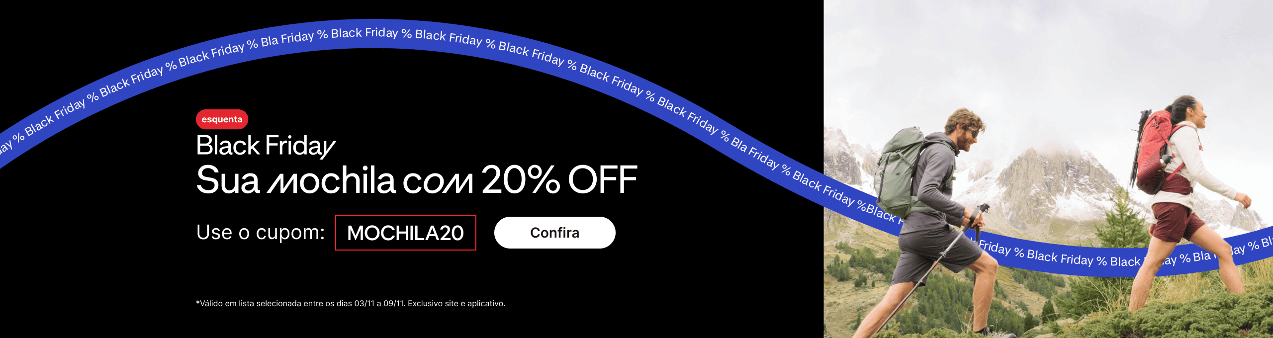 W44 - Sua mochila com 20% OFF Use o cupom: MOCHILA20