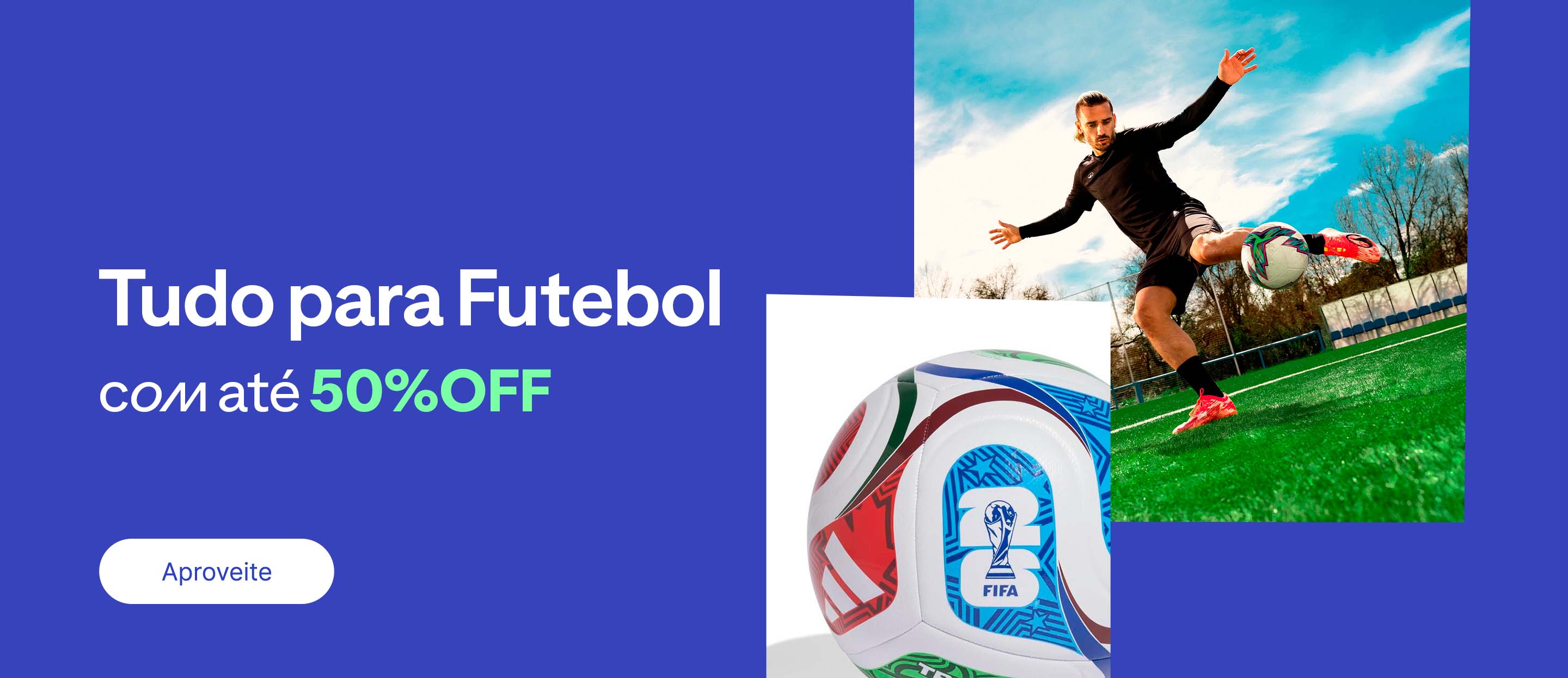 W44 - Tudo para Futebol  com até 50%OFF