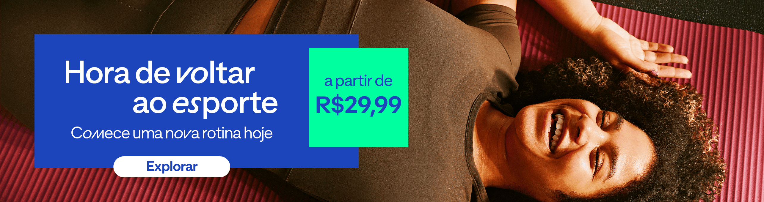 W07  - Hora de voltar ao esporte - comece uma nova rotina