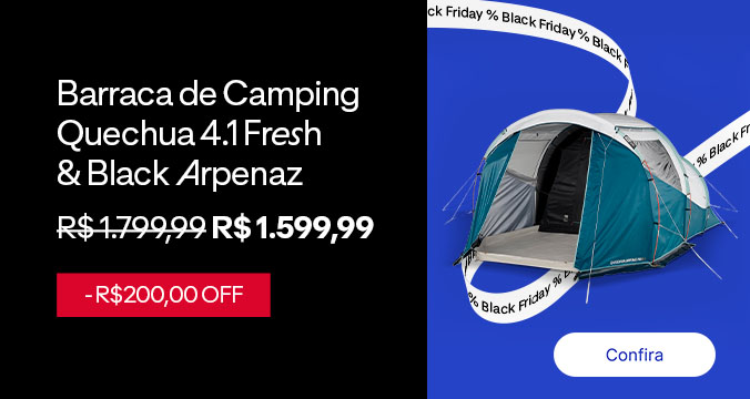 [msite] W47 - Barraca de Camping Quechua 4.1 Fresh & Black Arpenaz