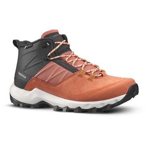 Bota Feminina de Trilha Impermeável MH500 Mid Quechua-marrom