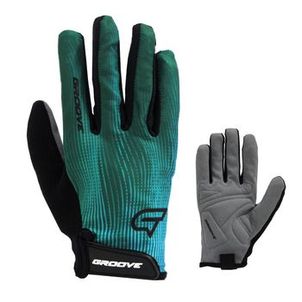 Luva Groove GR1 Full Finger Verde/Preto