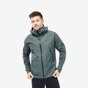 Jaqueta masculina Trilha 500 Impermeável Quechua Caqui