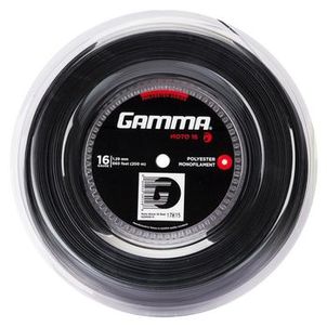 Corda Gamma Moto 16L 1.29mm Preta Rolo com 200 metros