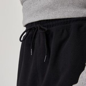 Calça Masculina de Pilates Moletom Slim Domyos Preto