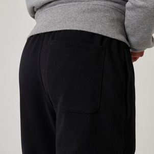 Calça Masculina de Pilates Moletom Slim Domyos Preto