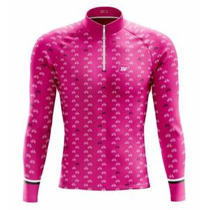 Camisa de ciclismo feminina manga longa Be Fast Classic Bikes