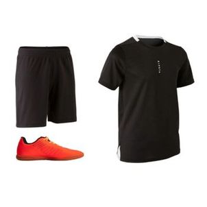 Conjunto Futebol Infantil Camisa + shorts + chuteira