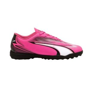 Chuteira Society Puma Ultra Play Infantil - Rosa/Preta