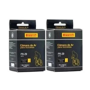 Par câmara de ar Pirelli 29 x 1.75/2.35 válvula presta 48 mm