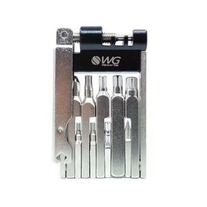 Kit de chaves para bicicleta 12 funções com extrator de corrente WG Sports
