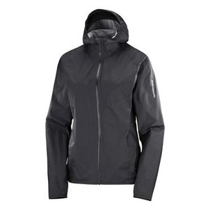 Jaqueta Salomon Bonatti Waterproof Impermeável Corta Vento Feminina Preto