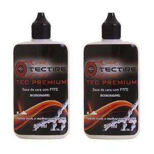 Kit 2 lubrificante corrente bike cera Tectire Premium 90 ml