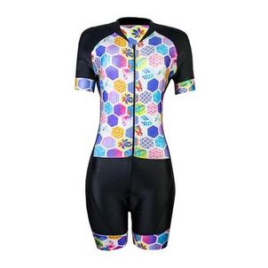 Macaquinho Ciclismo Feminino Befast Geometric