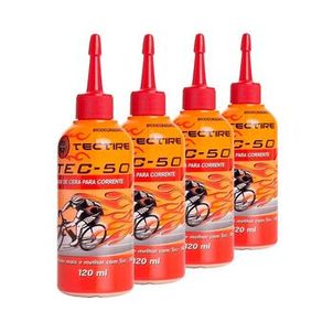 Lubrificante Tectire Tec 50 Cera 120ml 4 Unidades