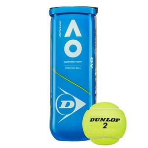 Bola de Tênis Dunlop Australian Open X 3 (Hard Court - Tubo com 3 bolas)