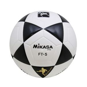Bola de Futevôlei Mikasa FT 5 - Branco e Preto