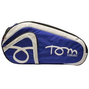 Raqueteira de Beach Tennis Tom Caruso Tour - Azul com Preto