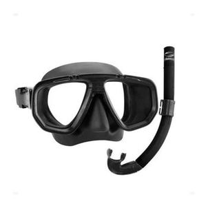 Kit De Mergulho Dua Mascara + Respirador Snorkel Seasub Pesca Sub