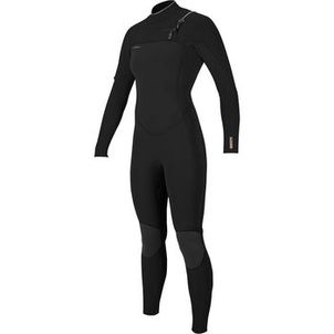 Long John O'Neill Womens Hyperfreak 3/2mm Chest Zip Full Black