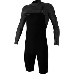Long John O'Neill Hyperfreak 2MM Chest Zip L/S Spring Black