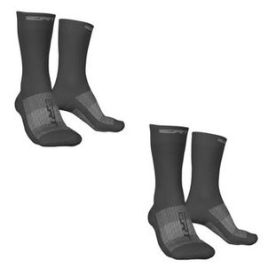 Kit 2 pares meia esportiva ciclismo corrida cano médio ERT