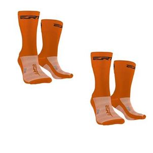 Kit 2 pares meia esportiva ciclismo corrida cano médio ERT