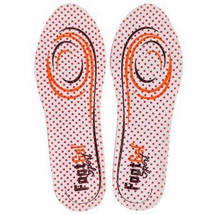 Palmilha de Gel Footgel Esportes em Geral 33 ao 36 Laranja e Branco