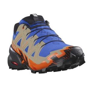 Tênis Masculino Speedcross 6 Azul e Bege Trail Running Salomon