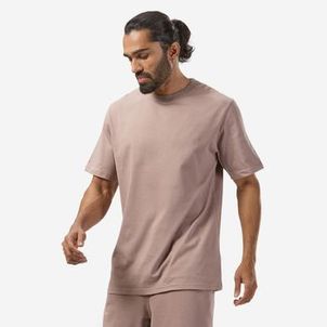 Camiseta de treino masculina Essential 500 Marrom