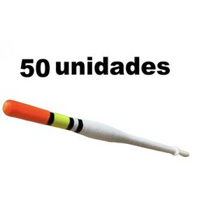 Boia Pena Palito Madeira para pesca 9cm Kit 50uni Petlazer