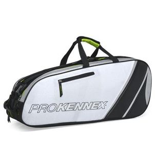 Raqueteira Prokennex Cool X6 Preta Cinza e Limão