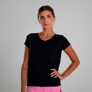 Camiseta Feminina de Treino Cardio Creponada Domyos