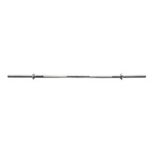 Barra de Musculação Reta Com Rosca Maciça Recartilhada  - 120 cm