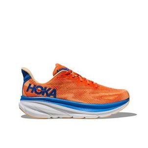 Tênis Hoka Clifton 9 Masculino Azul/Laranja